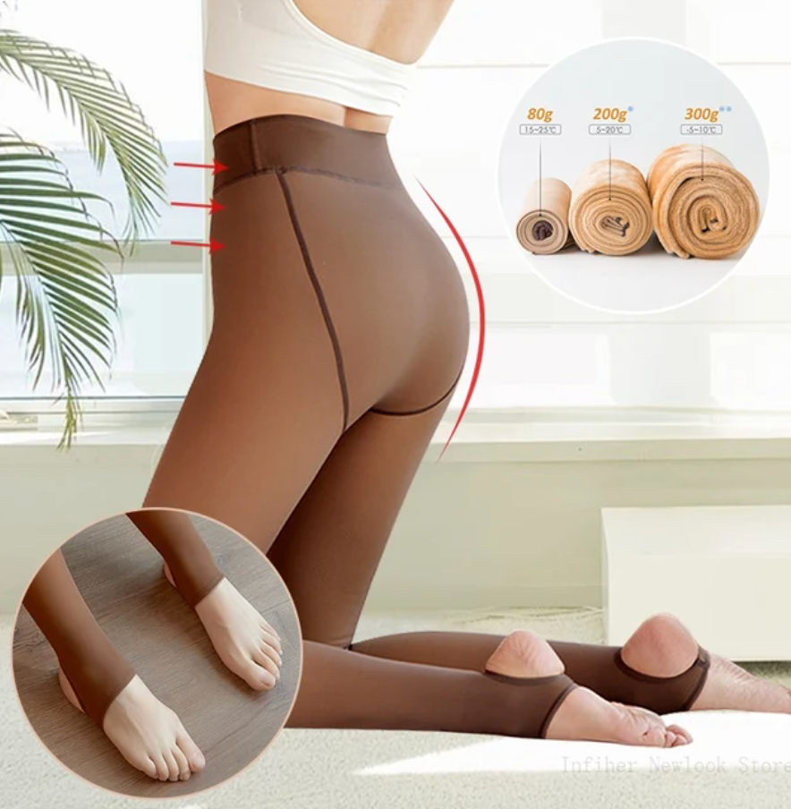 Warm Fleece Winter Pantyhose