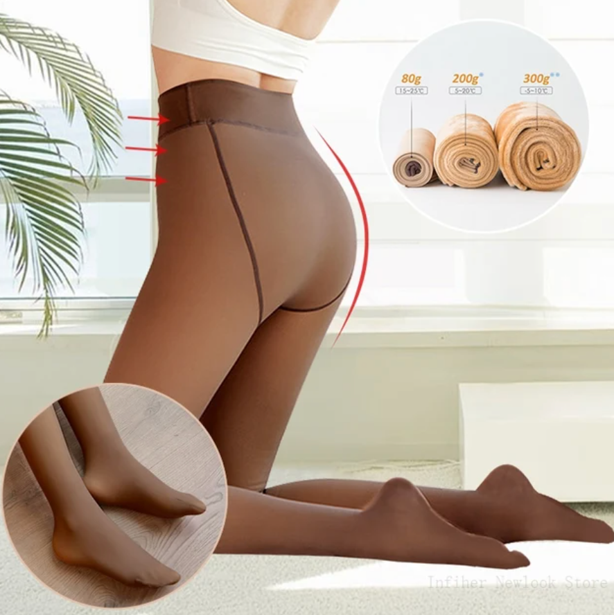 Warm Fleece Winter Pantyhose